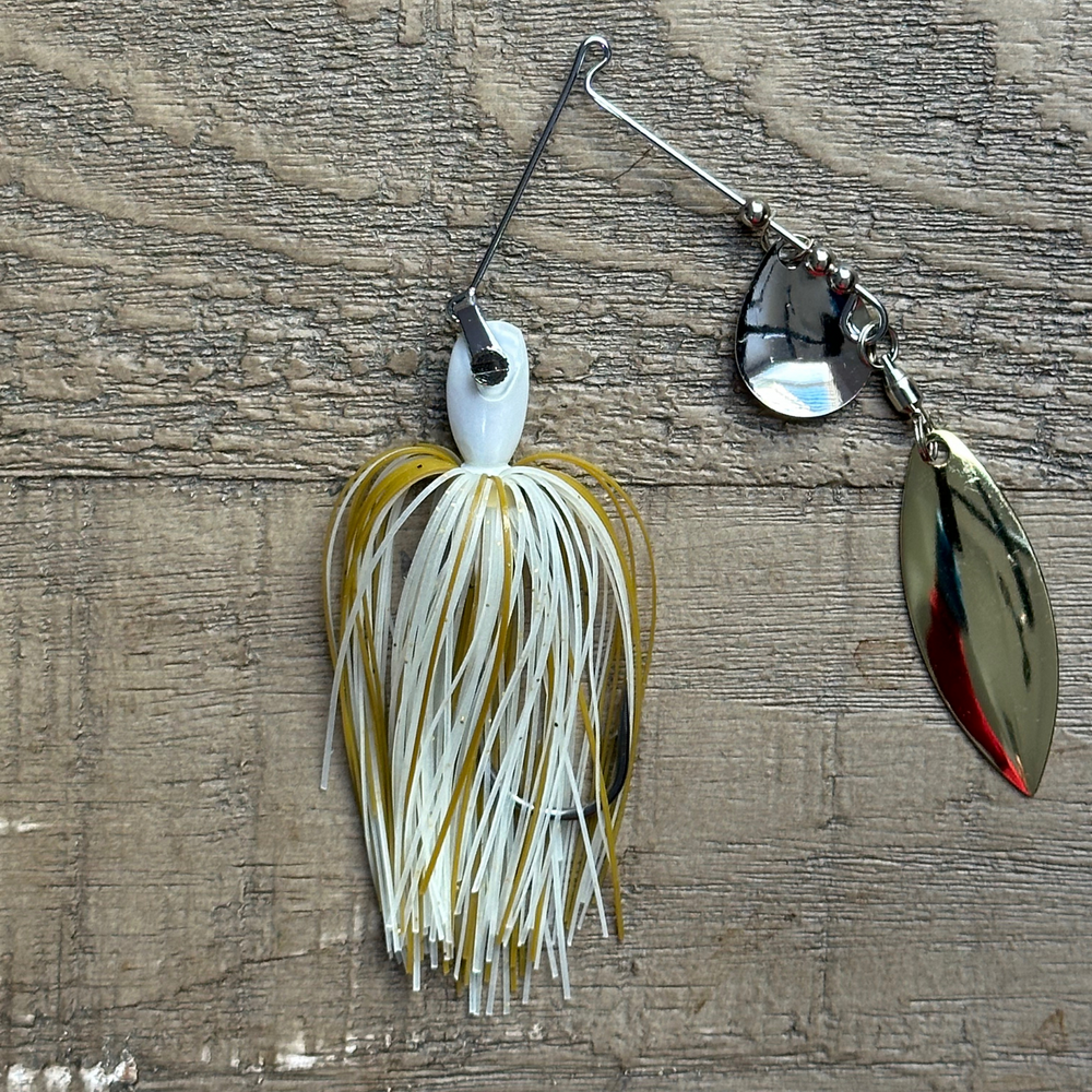 
                  
                    Double Blade Spinnerbaits: Colorado Willow (Gold/Silver)
                  
                