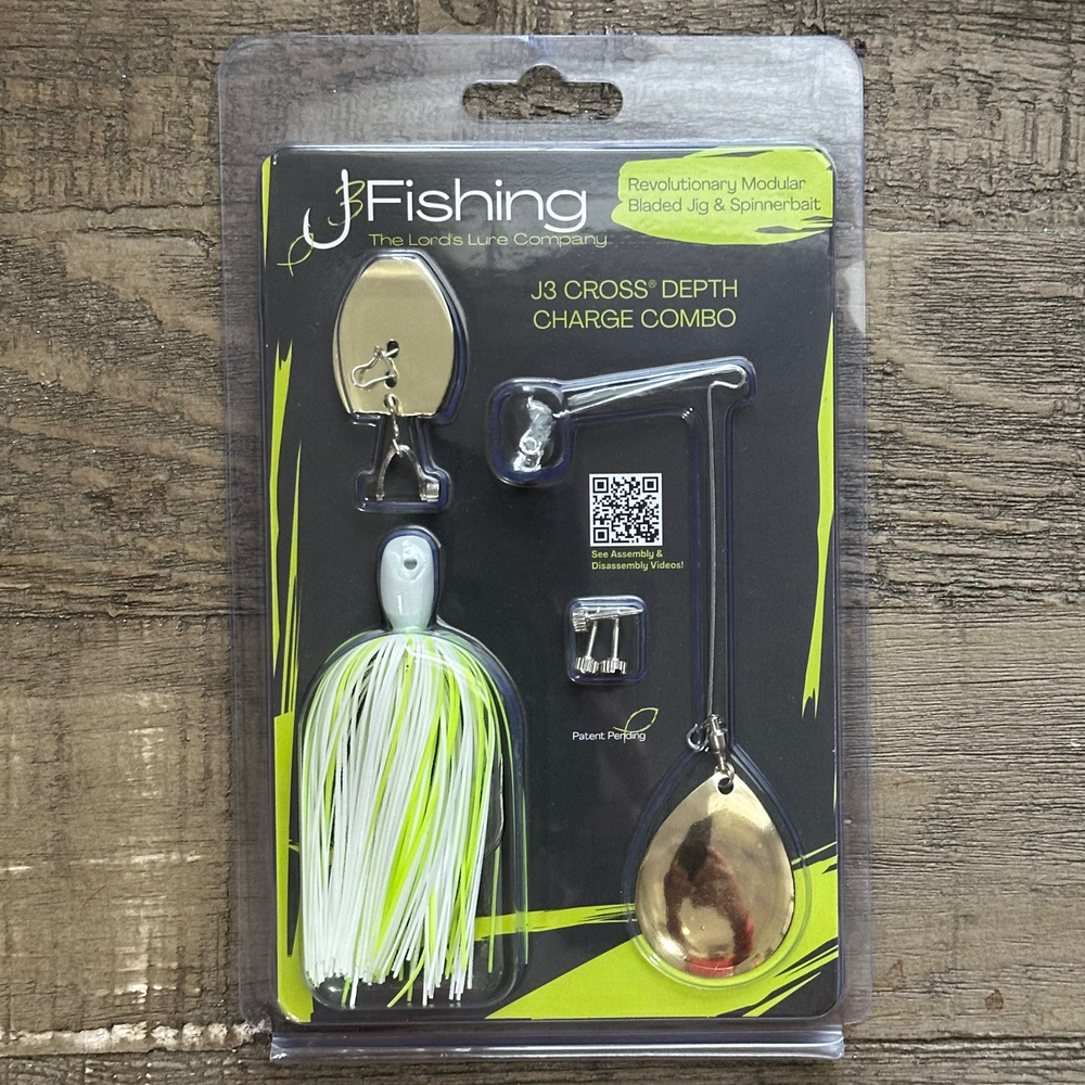 J3 Fishing Depth Charge Bladed Jig & Spinnerbait Combo Pack