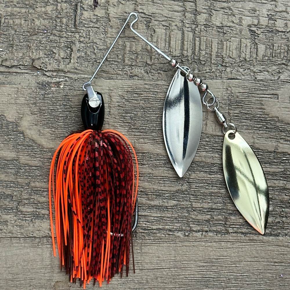
                  
                    Double Blade Spinnerbaits: Double Willow Gold Silver
                  
                